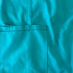 Cherokee Aqua Scrub Top Photo 4