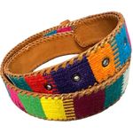 Lands' End Vintage 90s Land’s End Southwestern Aztec Belt 30 Guatemalan Western Bohemian Photo 8