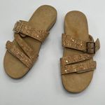 Vionic  Women's Cork Tan Gold Skylar Adjustable Slide Sandals Size 11 Photo 0