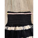 Juicy Couture Vintage  Dress Womens XS Black White Stripes Strapless Y2K Boho Photo 3