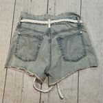 7 For All Mankind  blue denim shorts Photo 3