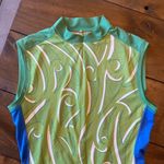 YMX sleeveless cycle shirt dragon graphic full‎ zip size S Photo 1