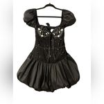 For Love & Lemons Mckenna Bubble Hem Mini Dress NWT Photo 4