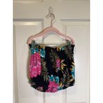 Billabong  Black Floral Smocked Hung Up Tube Top Beach Women's Small Small Photo 1