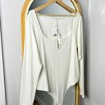 Good American white u ring bodysuit Photo 1