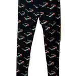 LuLaRoe Black Leggings with 3D Glasses Print Photo 5