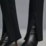Anthropologie NEW Maeve Ankle-zip black dress pants (size 12 TALL) Photo 2
