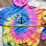 Destinations San Diego Tie Dye Hoodie. Size Small. Pink Photo 4