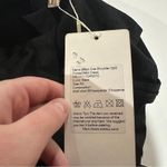 Metisu Black One Shoulder Split Fishtail Mermaid Maxi Dress Size‎ XS Photo 11