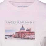 Rabanne Printed cotton jersey T shirt S Pink Photo 3