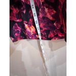 Allison Daley Woman 3X Black Pink Floral Long Sleeve Embellished Top Photo 5