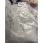 James Perse Standard  Contrast Ribbed Panel Cotton Button Down Top White 3 Photo 9