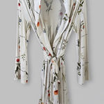 Soma  + CHICO’S Luxe Soft Floral Women's Midi Robe Photo 0