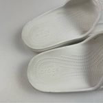 Crocs Solid White Slip On Sandals Shoes Casual Women Size 8 Photo 3