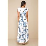 Lulus NWT  French Countryside White Floral Print Hi-Low Dress Asymmetrical Sz XS Photo 2