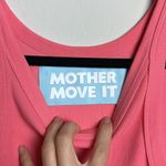 MOTHER ‘The Chin Ups‎ Tank’ in Coral Ribbed Stretchy High Neck Size Medium Orange Photo 3