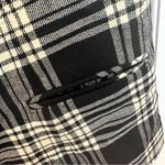 Giorgio Sant’ Angelo Vintage wool plaid gold button vest Black Size M Photo 6