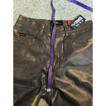 Vintage Y2K FUBU Metallic Brown Pants 7/8 And Matching Jacket 9/10 NWT Size M Photo 9