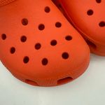 Crocs Classic Clogs Men's 5 /Women's 7 Orange Slip On Waterproof Unisex Light Photo 5