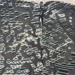 Harvé Benard HARVE BENARD Sleeveless Black/Shiny/Sheer Velvet Blouse Like New‎ Sz 8 Photo 7