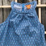 Joe Fresh  Blue Geometric Print Shift dress 6 Photo 1
