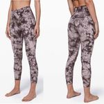 Lululemon Wunder Under High Rise Leggings Dual Sonora Iced Iris Moonwalk Size 2 Photo 2