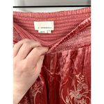 Anthropologie  ROSIE Pink EMBROIDERED VELVET JOGGERS Extra Small Photo 6