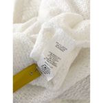 Viola White Knit Sleeveless Deep Scoop Neck Top Button Front Sz M Size M Photo 3