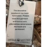 Little Mistress  NWT ROSE GOLD HAND SEWN SEQUINED GOWN WOMENS SIZE 6 Photo 13