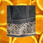 ANN Trinity Denim Jacket with Ornate Designs‎ Size L Blue Size L Photo 1