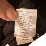 One A Brown XL Polyester Blend Cowl Neck Sweater Long Sleeve Ribbed Trim Womens Photo 11