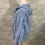 Pilcro  for Anthropologie Jessa Utility Jacket in a powder blue color Photo 5