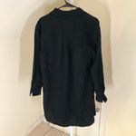 Universal Threads Universal Thread NWT Black Linen Shirt Dress Long Sleeve Size XS Photo 6