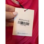 Hello Molly  One Shoulder Long Sleeve Hot Pink Dress Size M NWT Photo 2