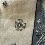 Vintage Women's Country Grandma Winter Embroidered Cardigan Sweater Cottage XL Photo 5