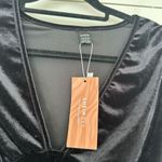 SheIn Sky Women’s Extra Large Black Velvet Dress New Goth Punk Fairy New Photo 2