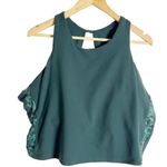 Athleta  Conscious Crop Serene Green Camo Sports Bra D-DD Cup Size 3X Photo 2