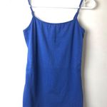 Ann Taylor Loft Blue Thin Strap Tank Top Photo 0