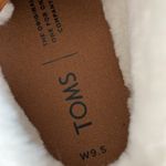 Toms Bota Desert Boot Red Plaid Faux Fur Lined Ankle Lace Up Bootie Size 9.5 Photo 6