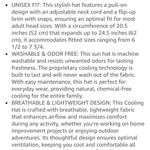 NEW Mission 2 hour Cooling Bucket Hat UPF 50 Unisex Sea Palm Foldable Wide Brim Photo 12