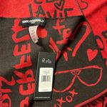 Karl Lagerfeld Paris Graffiti Scarf/Shawl Oversized Photo 2