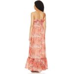 byTiMo Chiffon Strap Maxi Dress Women's XS Salmon Bright Field Sleeveless NWOT Pink Photo 1