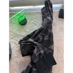 Athleta  Women's M Black Camo Full Zip Hoodie Long Sleeve Activewear Photo 9