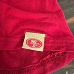 NFL San Francisco 49ers  Team Apparel Lace-Up Raglan Long Sleeve Top Size M NWT Photo 4