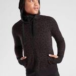 Athleta Triumph Leopard Print Full Zip Athleisure Women XXS Hooded Jacket Photo 0