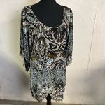 Lucy Love #121  Velvet Embossed Retro Look Mini dress Photo 3