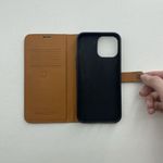 SNAKEHIVE Green Suede Leather Wallet 12 Pro Max Apple iPhone Case ID Card Holder Photo 6