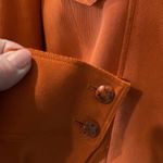 Dana Buchman Vintage Dana Buchanan silk burnt orange fitted blazer HC Photo 2