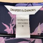 draper's & damon's Draper’s & Damon’s Women’s Floral Print Sheer Ruffle Open Front Cardigan Photo 6