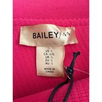 Bailey 44 Ribbed Knit Crisscross Halter Top Women’s Sz L Hot Bright Pink NWT Photo 4